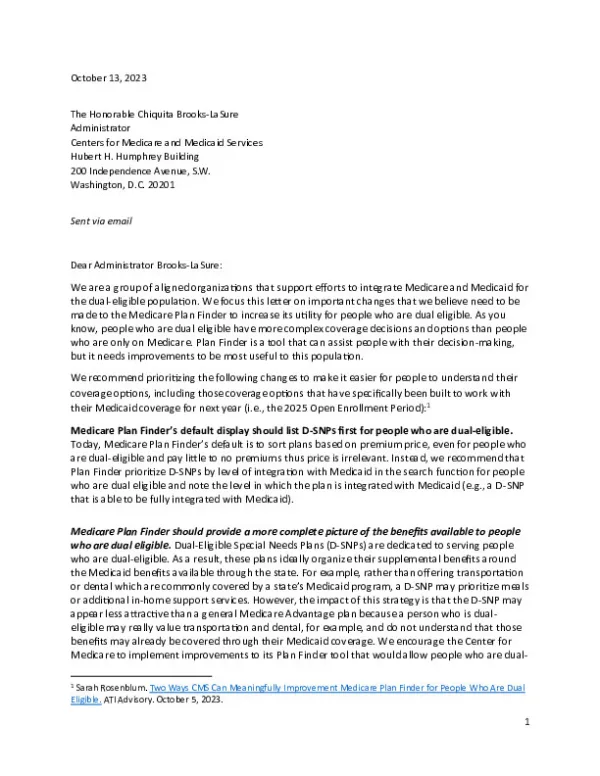 Medicare Plan Finder Identified Changes