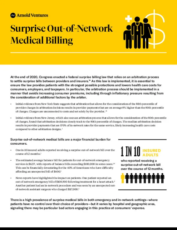 AV Surprise Biling Fact Sheet