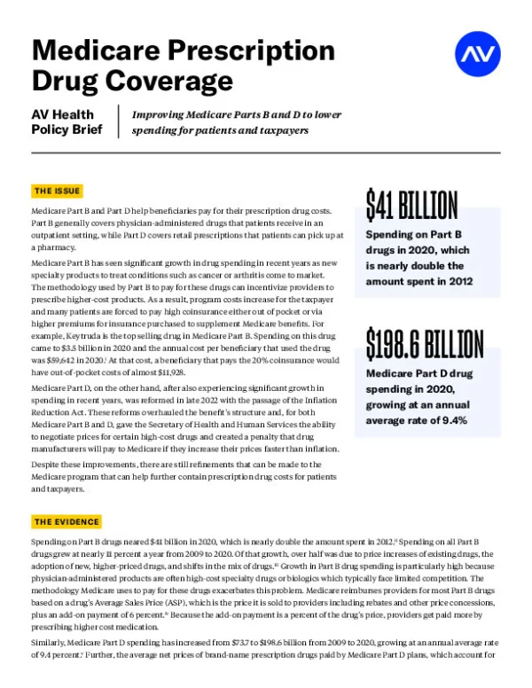 AV Medicare Parts BD Health Policy Brief v2