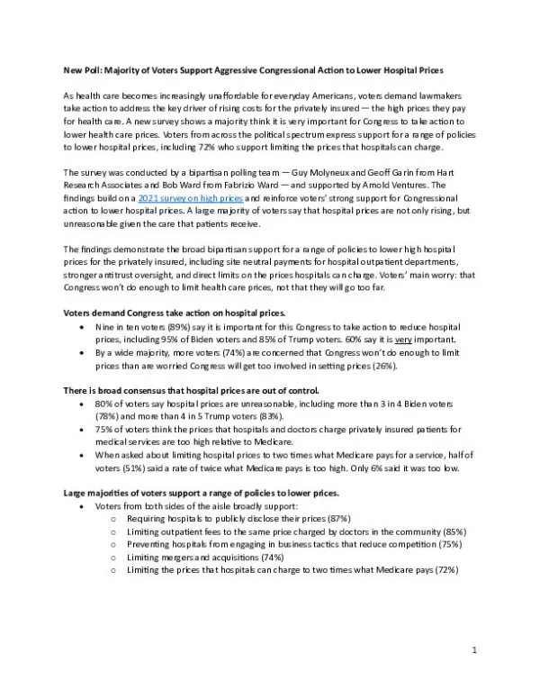 Microsoft Word 2023 Prices Polling Executive Summary 3 22 23 FINAL