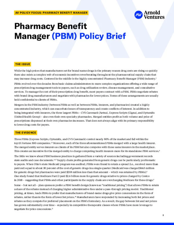 Pharmacy Benefit Manager Policy Brief v4
