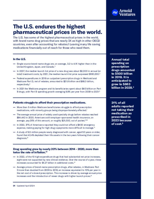AV Drug Prices One Pager Final