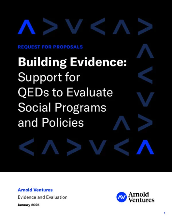 AVEE Building Evidence RFP