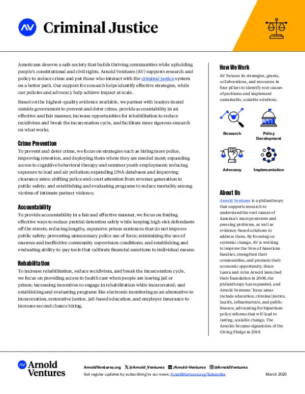Criminal Justice Overview