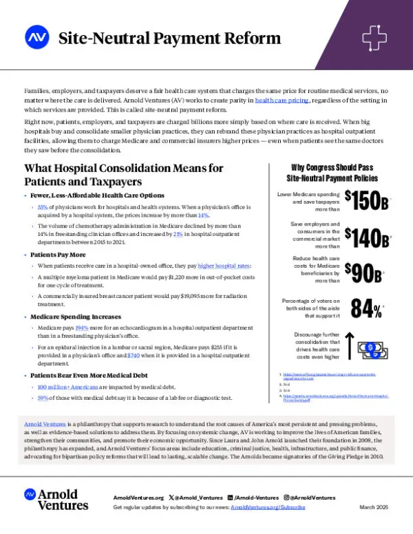 Site Neutral Overview