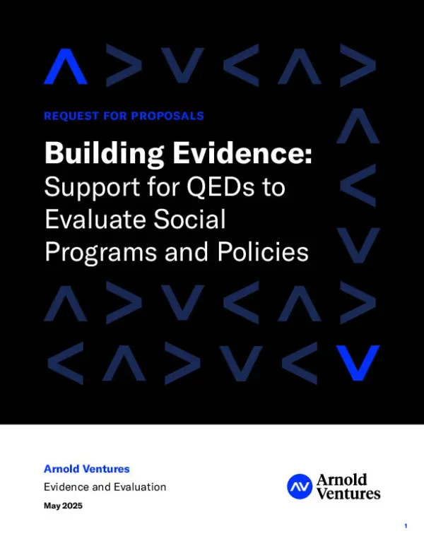 AV EE Building Evidence RFP - updated 5.9.2025