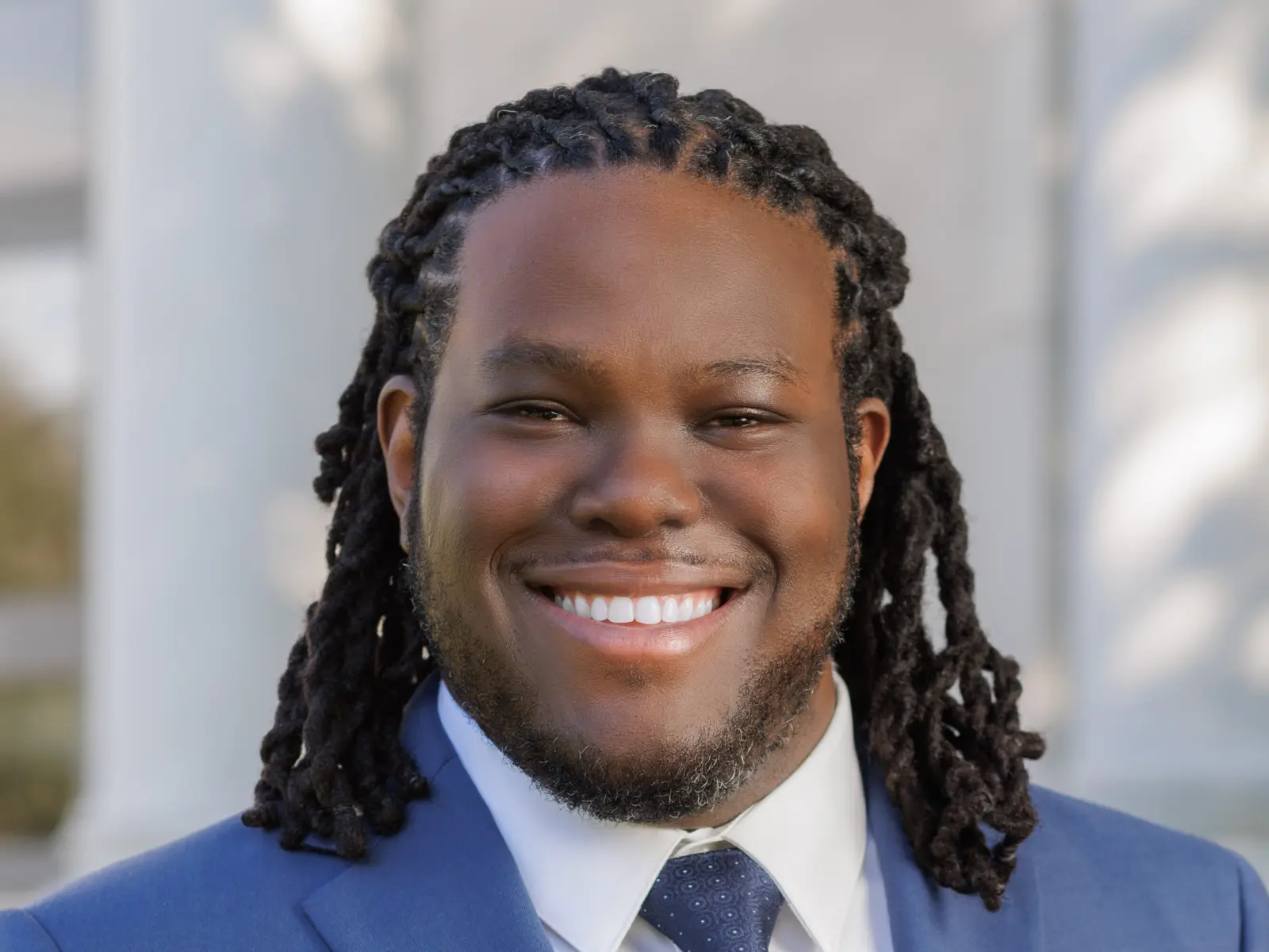 Image of male fellow being profiled.