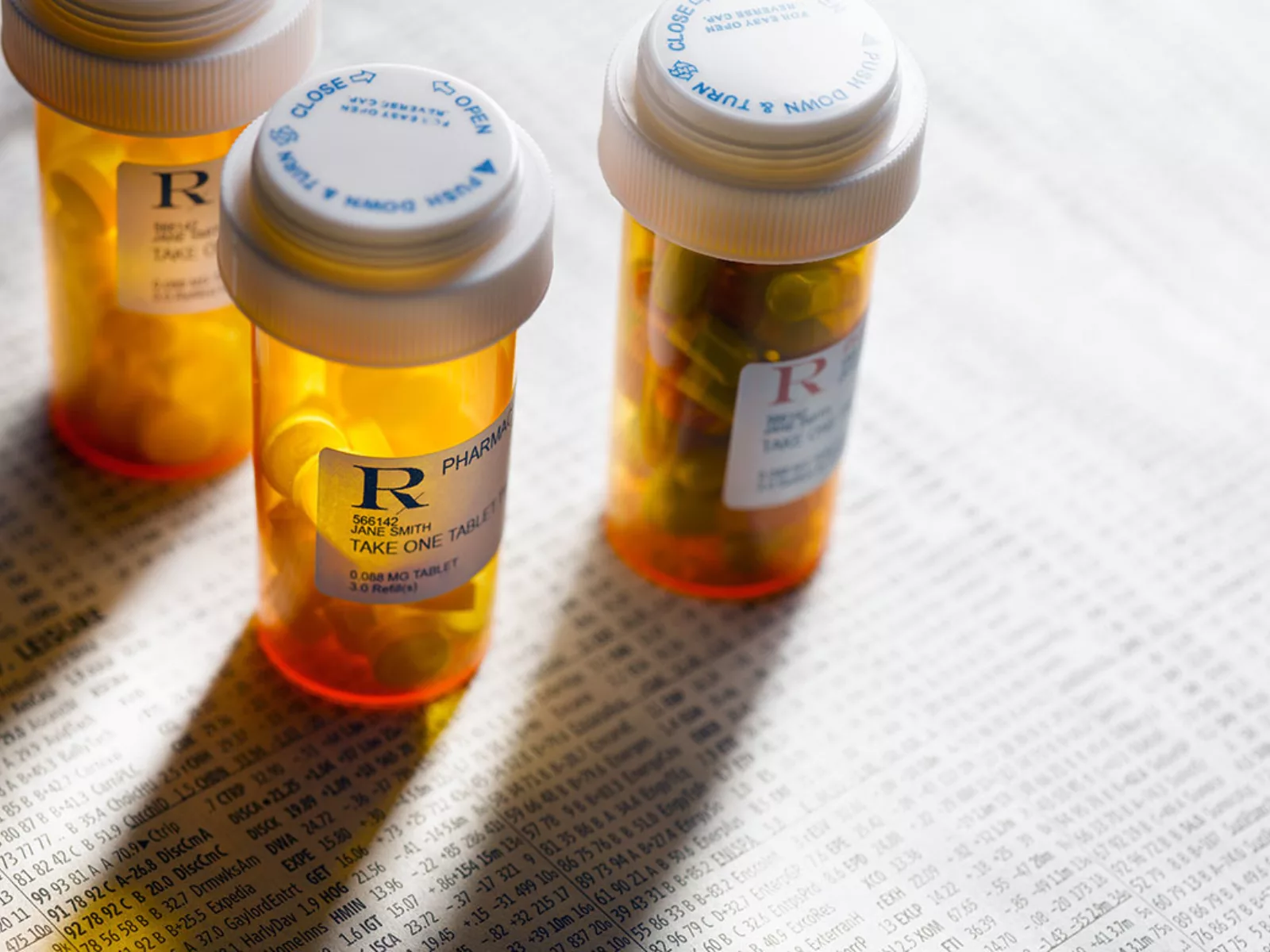 Prescription bill bottles