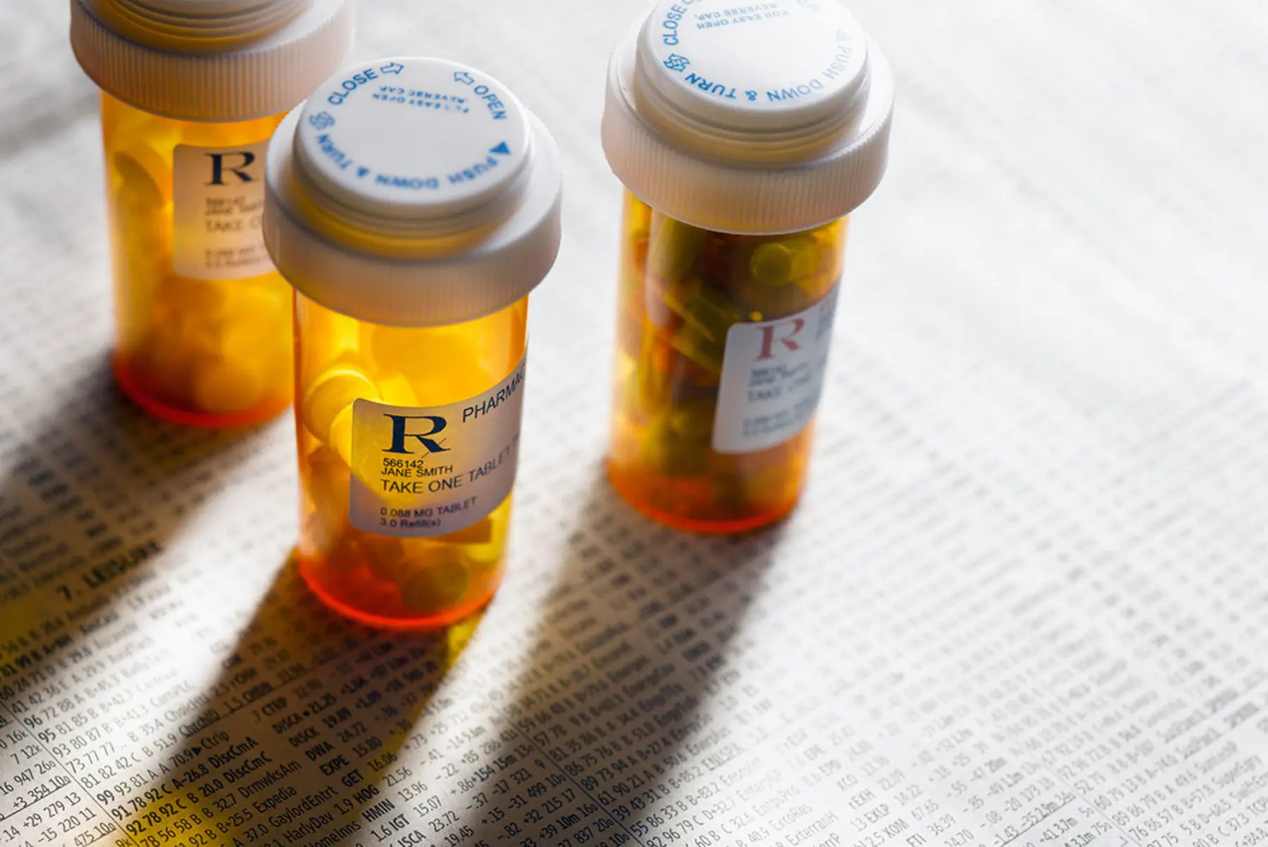 Prescription bill bottles