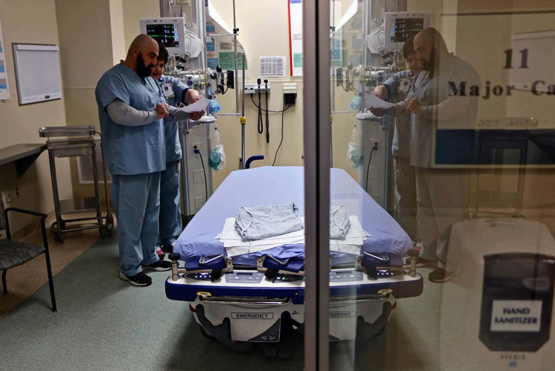 A hospital room