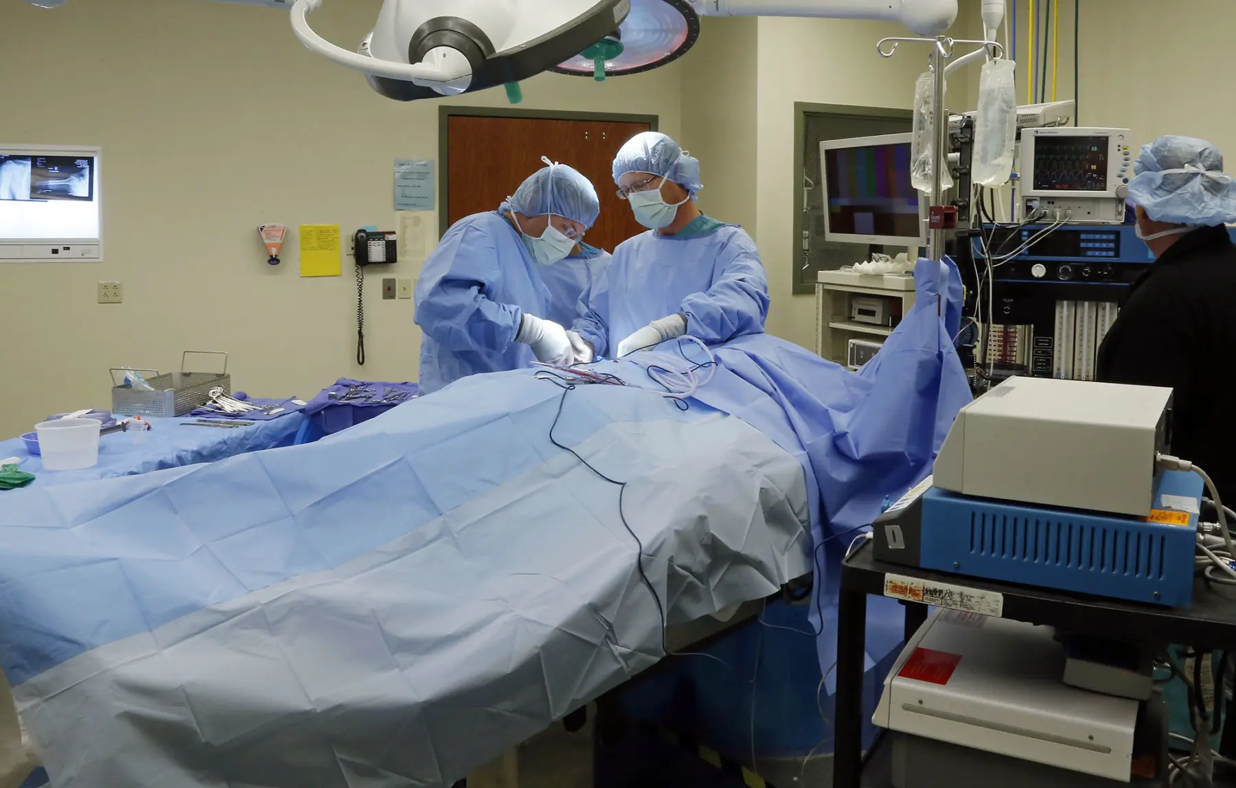 A hospital room